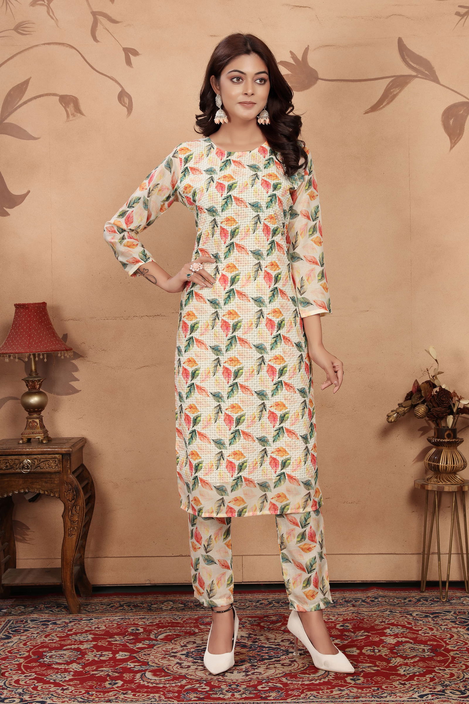 9 Star Radha Vol 3 Cotton Printed Kurti With Bottom Wholesale Shop in Surat